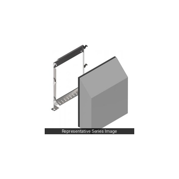 Hammond Rain Hood, 13 in. H x 11 in. W x 4 in. L, Stainless Steel